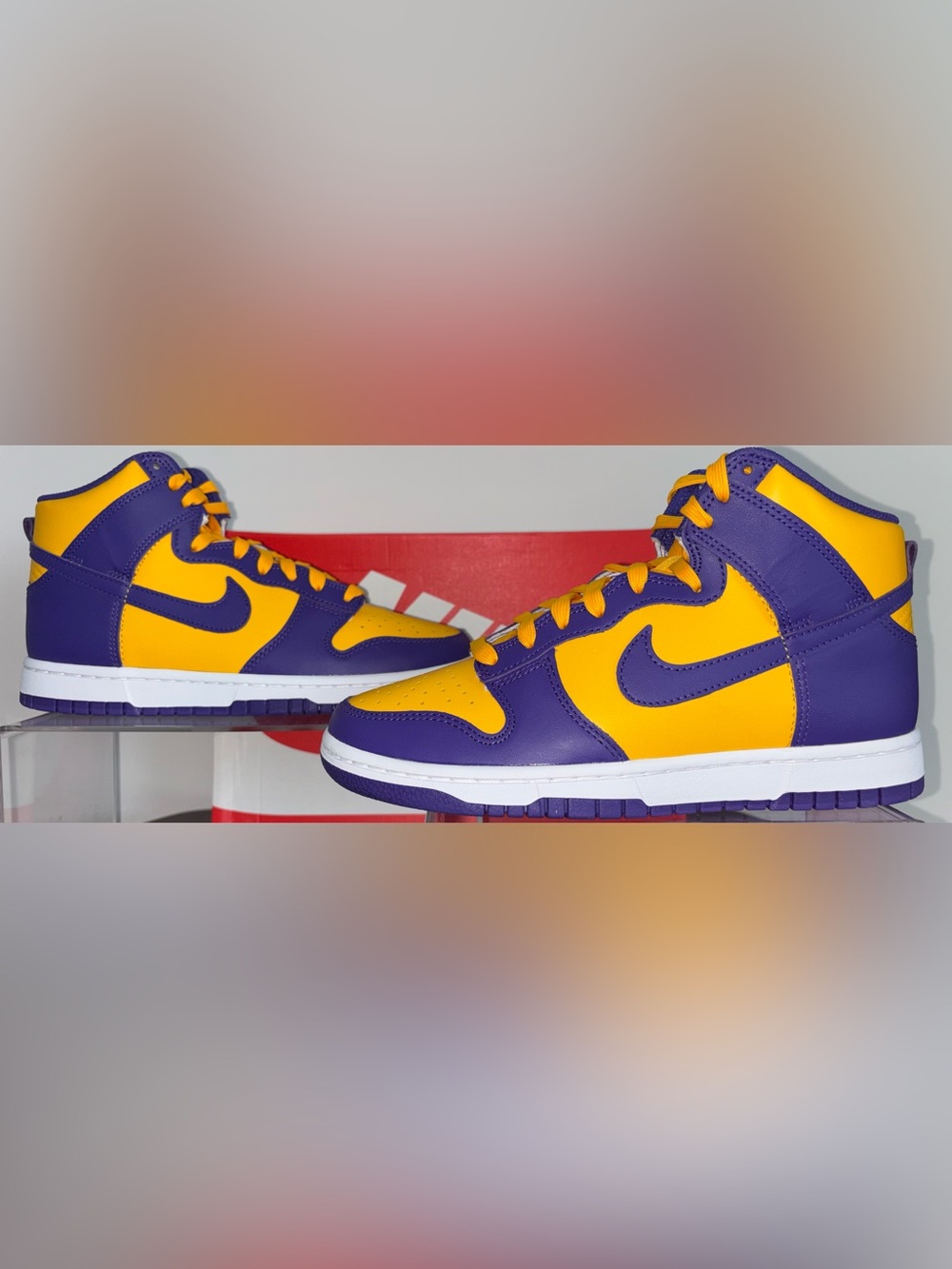 Nike Dunk High Lakers Mens Size 7 Brand New With Box